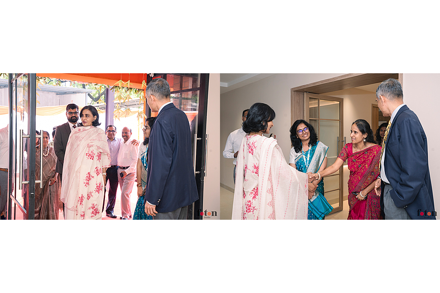 guest entering event