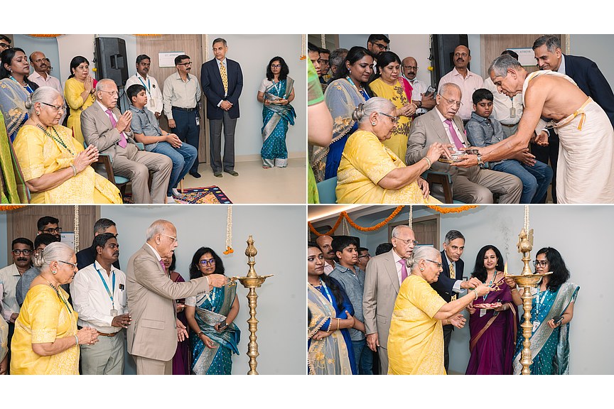 Dr. Pratap Reddy greeting guest