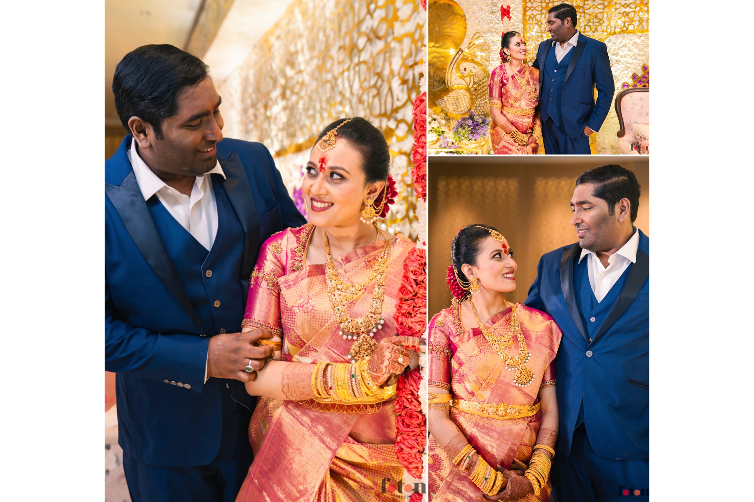Happily engaged couple