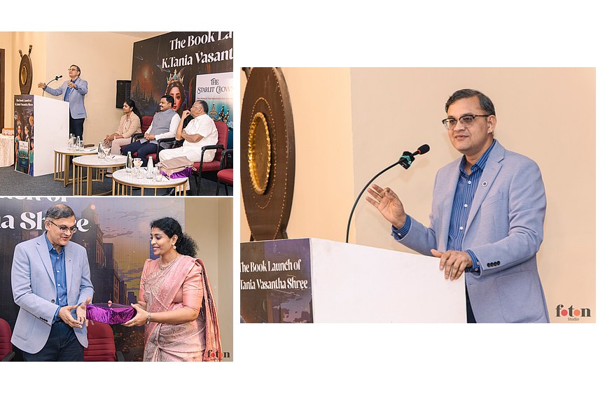 Murali Sundaram addressing the gathering